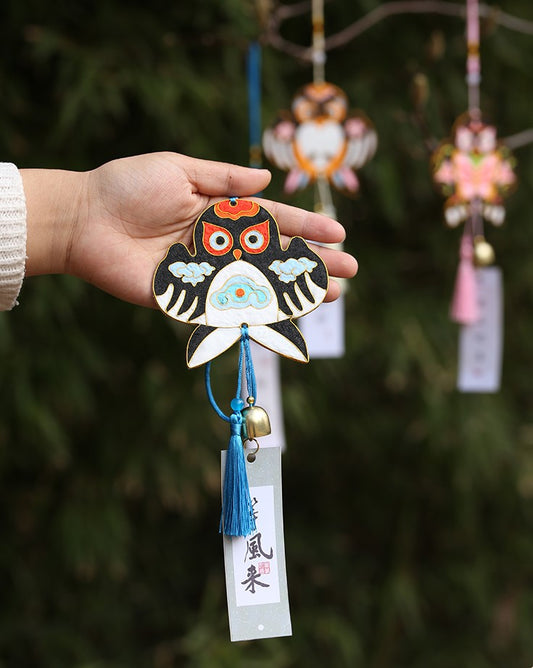 Lucky Swallow Bird DIY Wind Chime Kit | Handcrafted Metal Art Kite Ornament for Home Decor