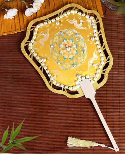 Silk Alchemist’s Atelier: Song Dynasty Brocade & Baroque Pearl Fan Crafting Experience