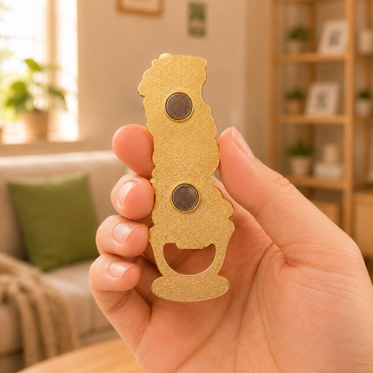 Magnetic Bottle Opener & Refrigerator Magnet | Chengdu Giant Panda & Bamboo Design | Cute 3D Enamel Sichuan Gift | Kitchen Décor