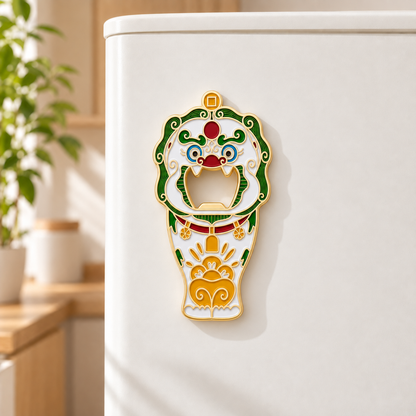 Chinese Guardian Lion -Refrigerator Magnet V2