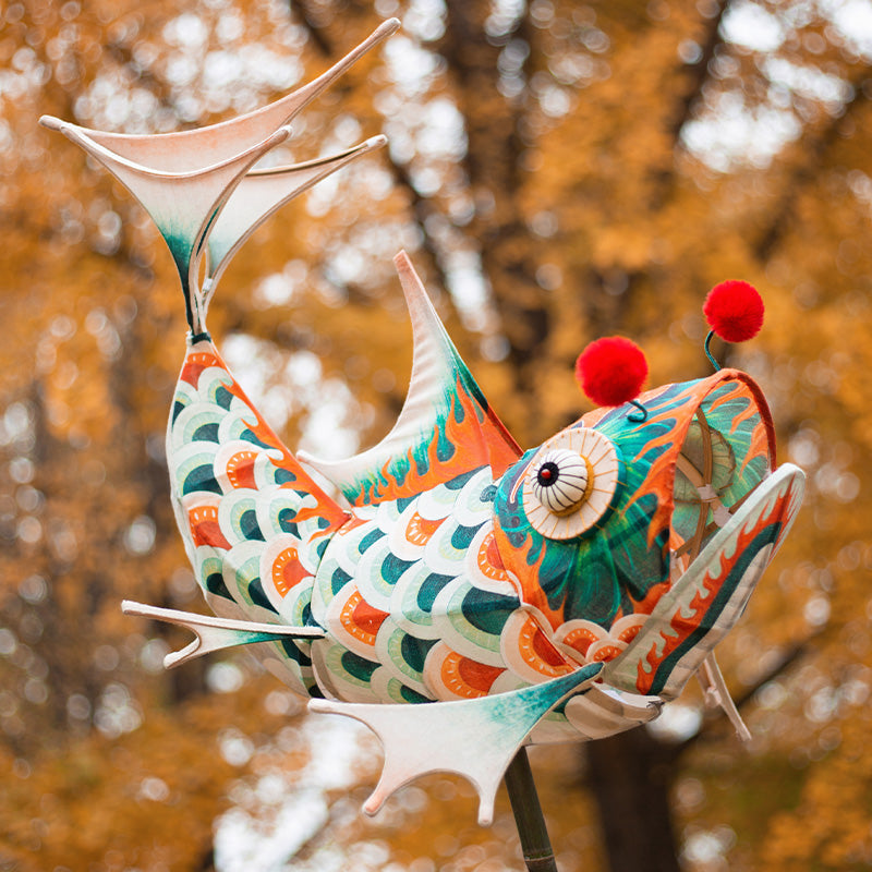 Leaping Koi Lantern DIY Kit — Create Your Lucky Glowing Art for Night Festivals!